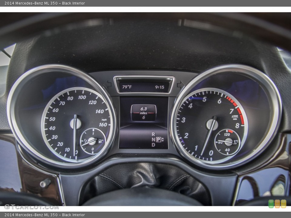 Black Interior Gauges for the 2014 Mercedes-Benz ML 350 #84799730