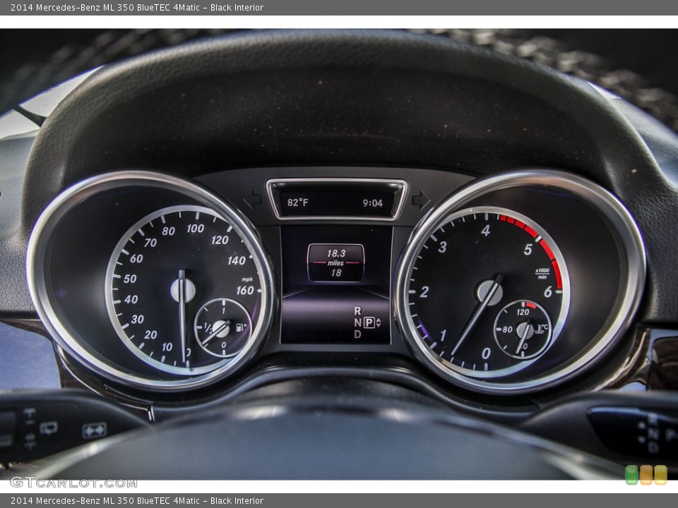 Black Interior Gauges for the 2014 Mercedes-Benz ML 350 BlueTEC 4Matic #84800219