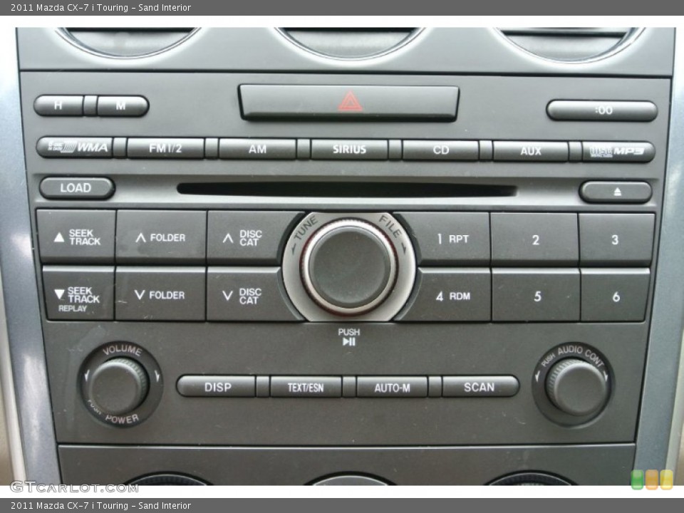 Sand Interior Controls for the 2011 Mazda CX-7 i Touring #84807029