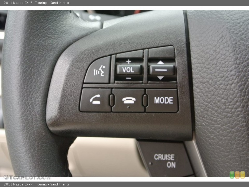 Sand Interior Controls for the 2011 Mazda CX-7 i Touring #84807038