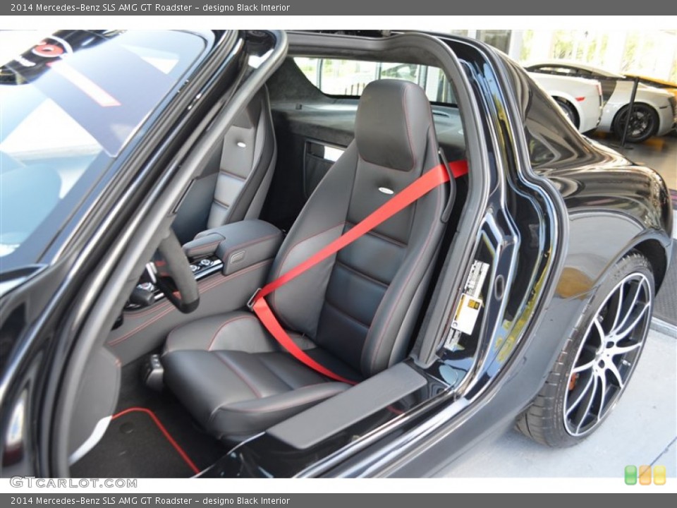 designo Black Interior Front Seat for the 2014 Mercedes-Benz SLS AMG GT Roadster #84808211