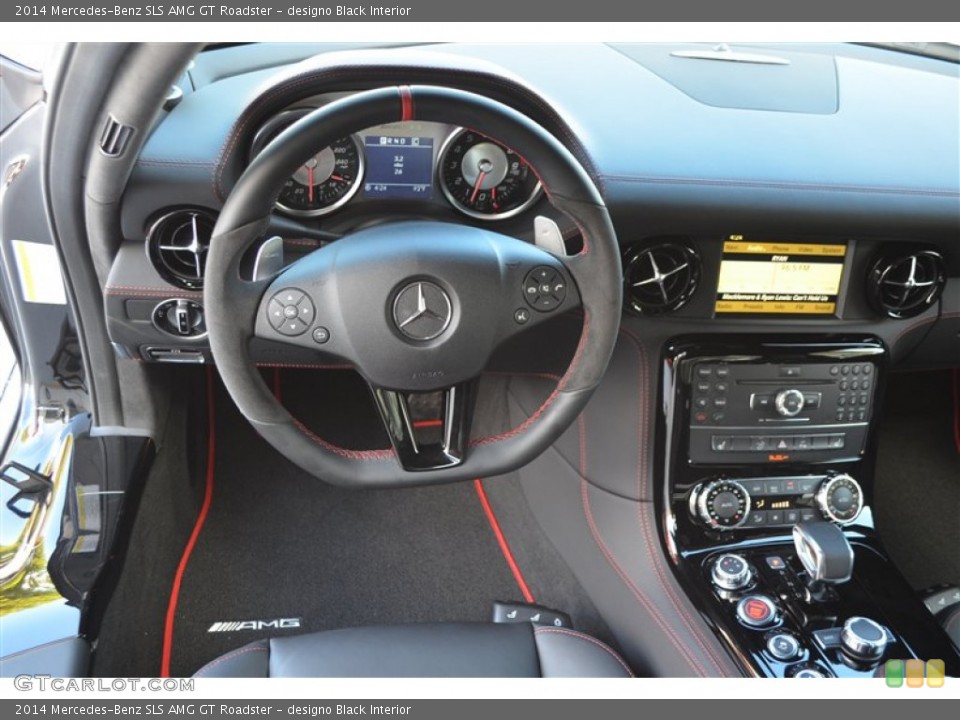designo Black Interior Steering Wheel for the 2014 Mercedes-Benz SLS AMG GT Roadster #84808301