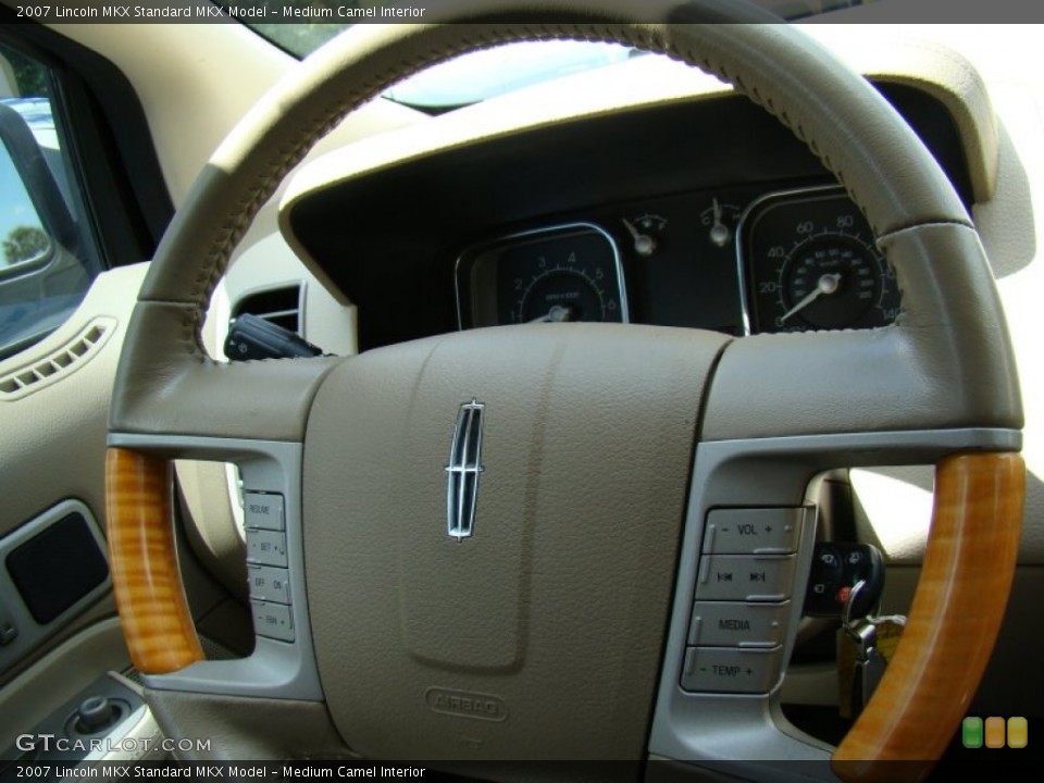 Medium Camel Interior Steering Wheel for the 2007 Lincoln MKX  #84811600