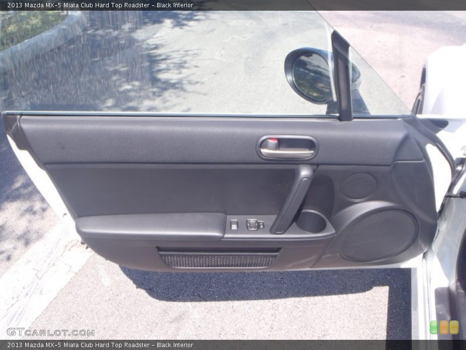 Black Interior Door Panel for the 2013 Mazda MX-5 Miata Club Hard Top Roadster #84812145