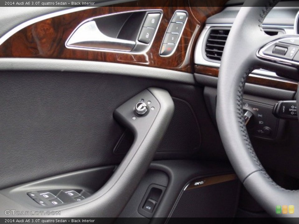 Black Interior Controls for the 2014 Audi A6 3.0T quattro Sedan #84812955