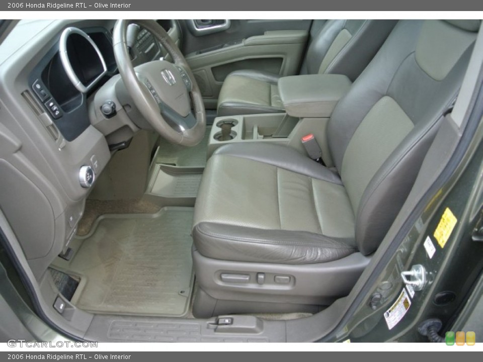 Olive Interior Photo for the 2006 Honda Ridgeline RTL #84814203