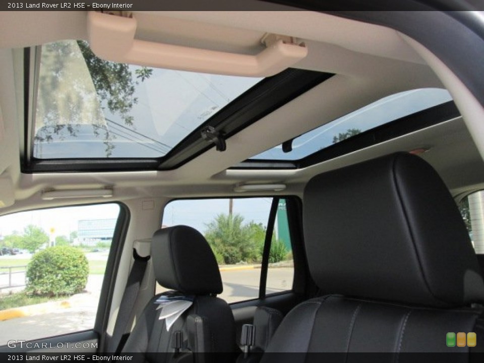 Ebony Interior Sunroof for the 2013 Land Rover LR2 HSE #84814341