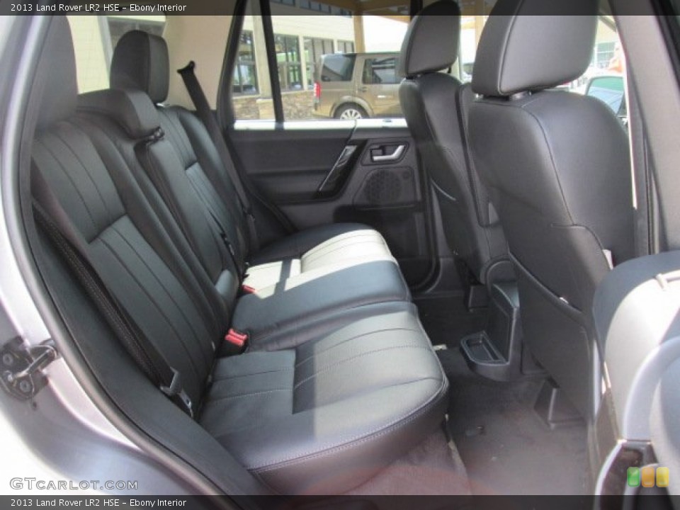 Ebony Interior Rear Seat for the 2013 Land Rover LR2 HSE #84814356