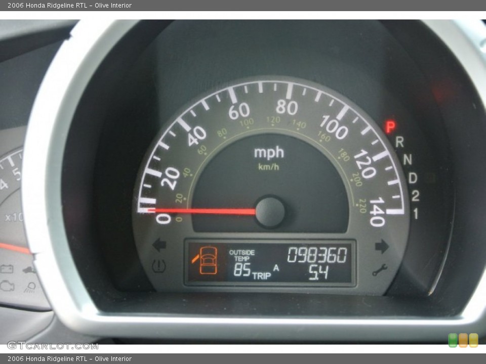 Olive Interior Gauges for the 2006 Honda Ridgeline RTL #84814473