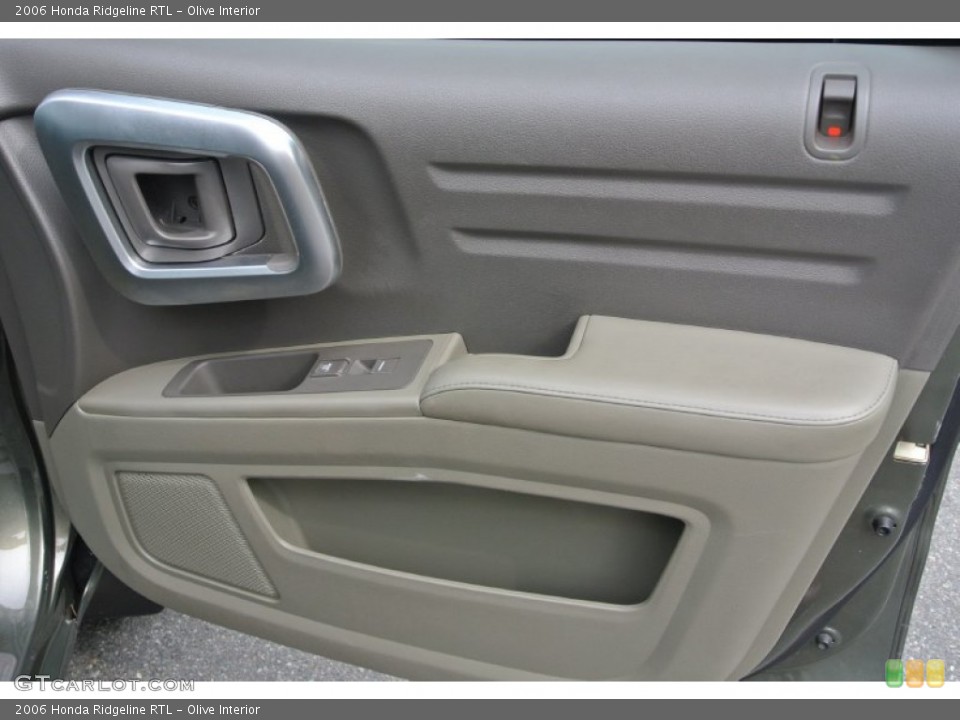 Olive Interior Door Panel for the 2006 Honda Ridgeline RTL #84814623