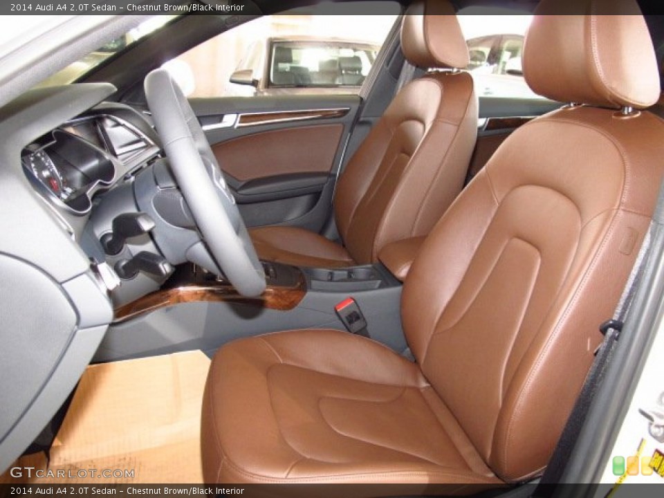 Chestnut Brown/Black Interior Photo for the 2014 Audi A4 2.0T Sedan #84814626