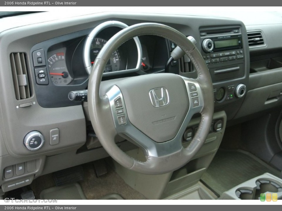 Olive Interior Dashboard for the 2006 Honda Ridgeline RTL #84814707