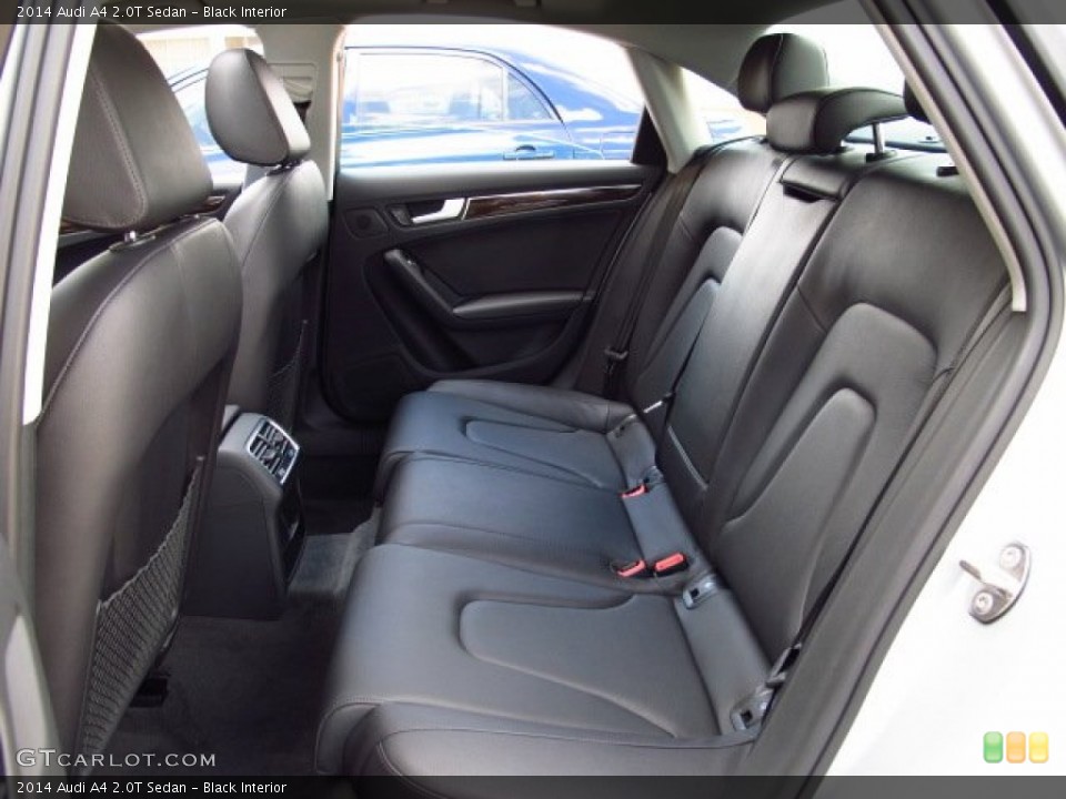 Black Interior Rear Seat for the 2014 Audi A4 2.0T Sedan #84815187