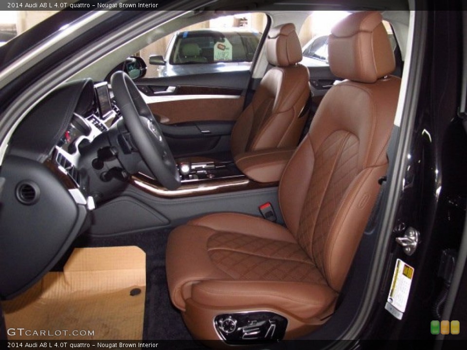 Nougat Brown Interior Photo for the 2014 Audi A8 L 4.0T quattro #84815748