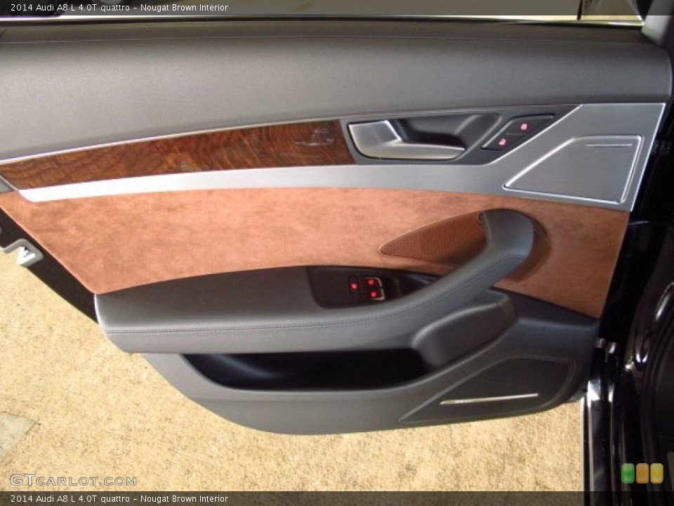 Nougat Brown Interior Door Panel for the 2014 Audi A8 L 4.0T quattro #84815766