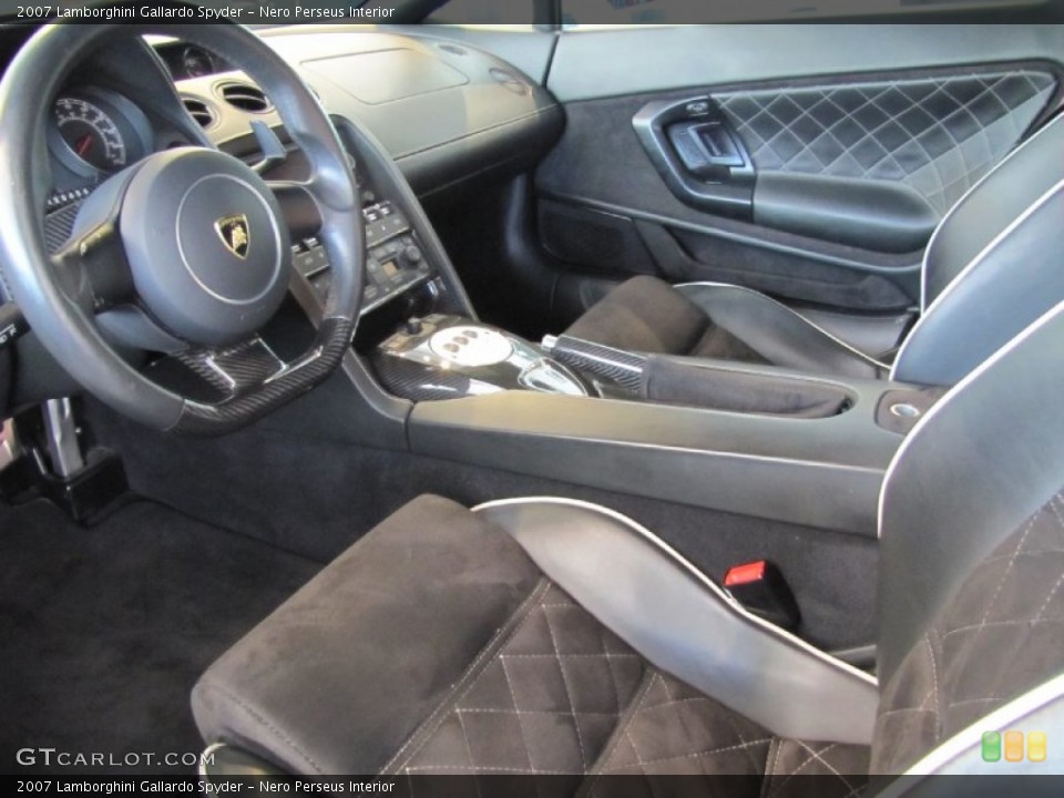 Nero Perseus Interior Prime Interior for the 2007 Lamborghini Gallardo Spyder #84815874