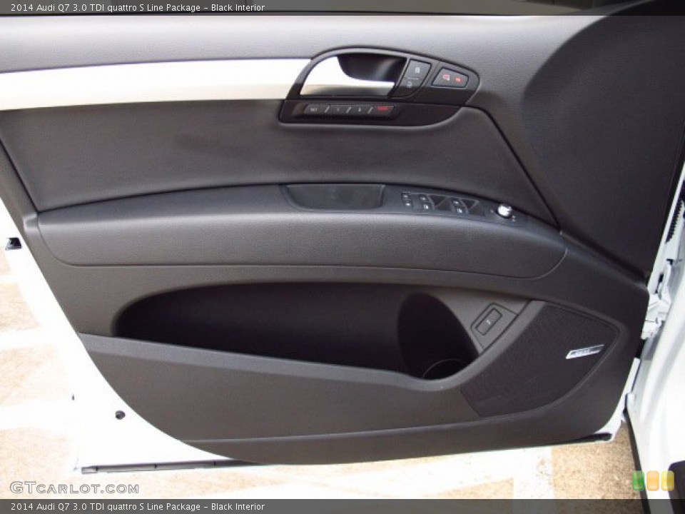 Black Interior Door Panel for the 2014 Audi Q7 3.0 TDI quattro S Line Package #84816471