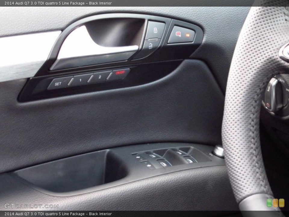Black Interior Controls for the 2014 Audi Q7 3.0 TDI quattro S Line Package #84816669