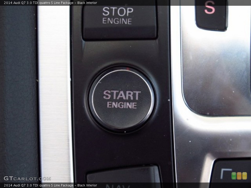 Black Interior Controls for the 2014 Audi Q7 3.0 TDI quattro S Line Package #84816741