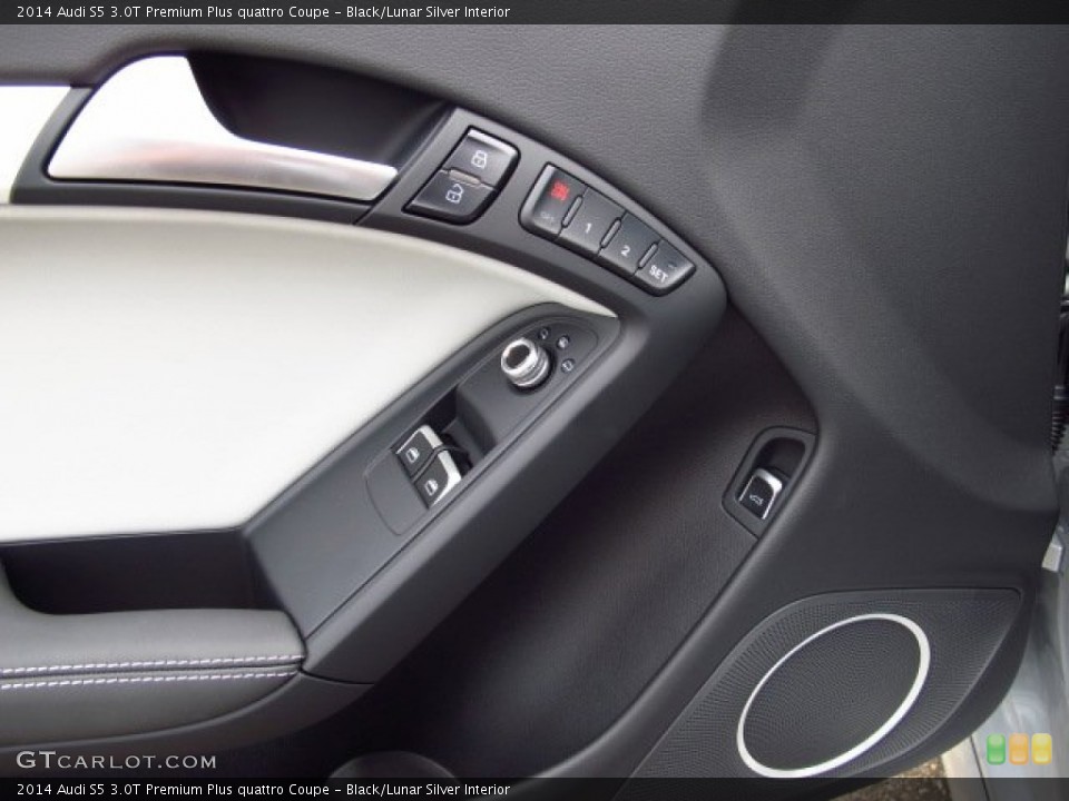 Black/Lunar Silver Interior Controls for the 2014 Audi S5 3.0T Premium Plus quattro Coupe #84817986