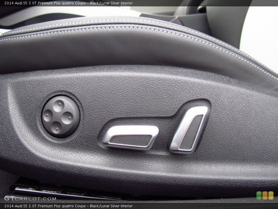 Black/Lunar Silver Interior Controls for the 2014 Audi S5 3.0T Premium Plus quattro Coupe #84818025