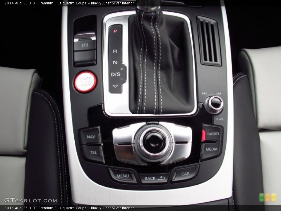 Black/Lunar Silver Interior Transmission for the 2014 Audi S5 3.0T Premium Plus quattro Coupe #84818103