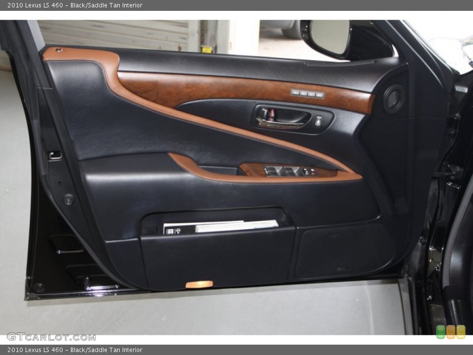 Black/Saddle Tan Interior Door Panel for the 2010 Lexus LS 460 #84818343