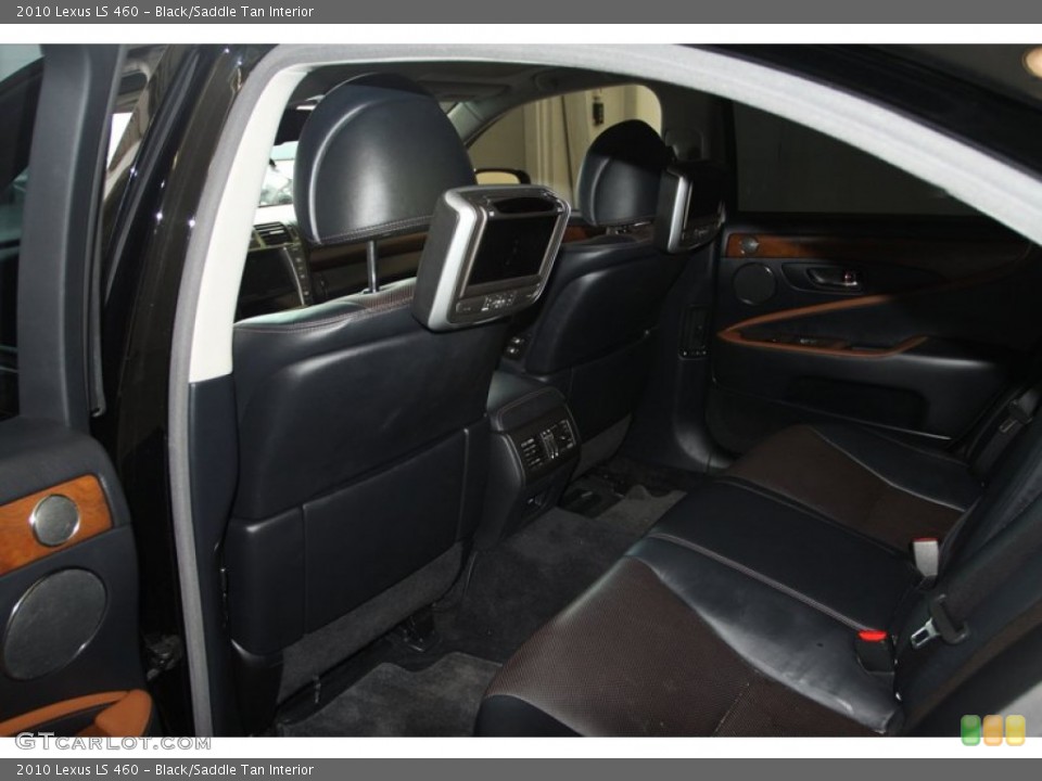 Black/Saddle Tan Interior Rear Seat for the 2010 Lexus LS 460 #84818439