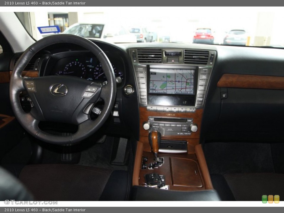Black/Saddle Tan Interior Dashboard for the 2010 Lexus LS 460 #84818544