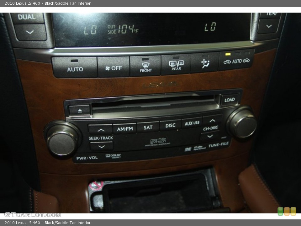 Black/Saddle Tan Interior Controls for the 2010 Lexus LS 460 #84818829