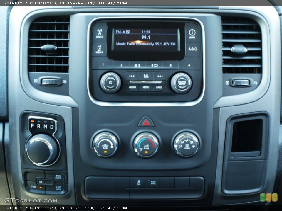 Black/Diesel Gray Interior Controls for the 2014 Ram 1500 Tradesman Quad Cab 4x4 #84818937