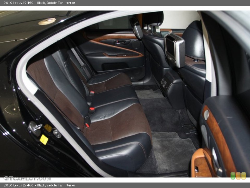 Black/Saddle Tan Interior Rear Seat for the 2010 Lexus LS 460 #84819132