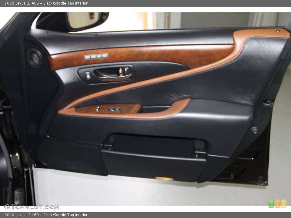 Black/Saddle Tan Interior Door Panel for the 2010 Lexus LS 460 #84819177