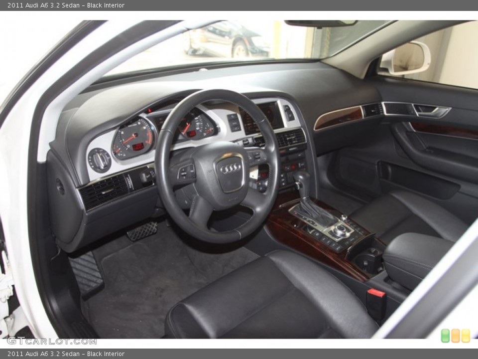 Black 2011 Audi A6 Interiors