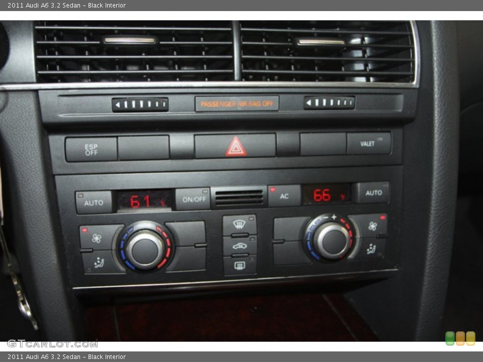 Black Interior Controls for the 2011 Audi A6 3.2 Sedan #84822261