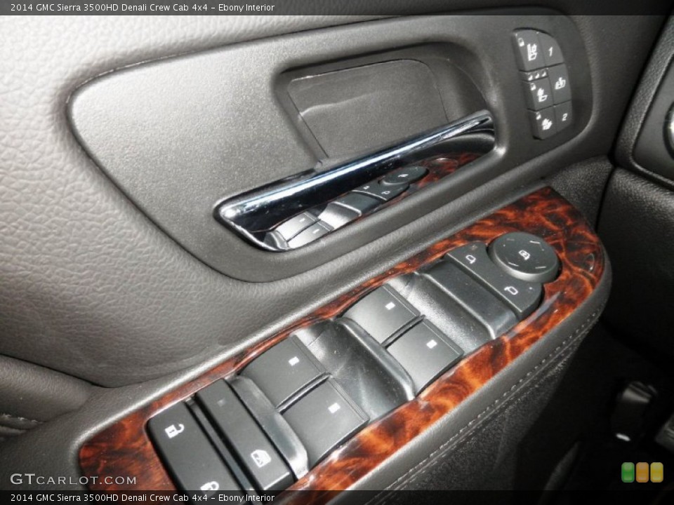 Ebony Interior Controls for the 2014 GMC Sierra 3500HD Denali Crew Cab 4x4 #84822501