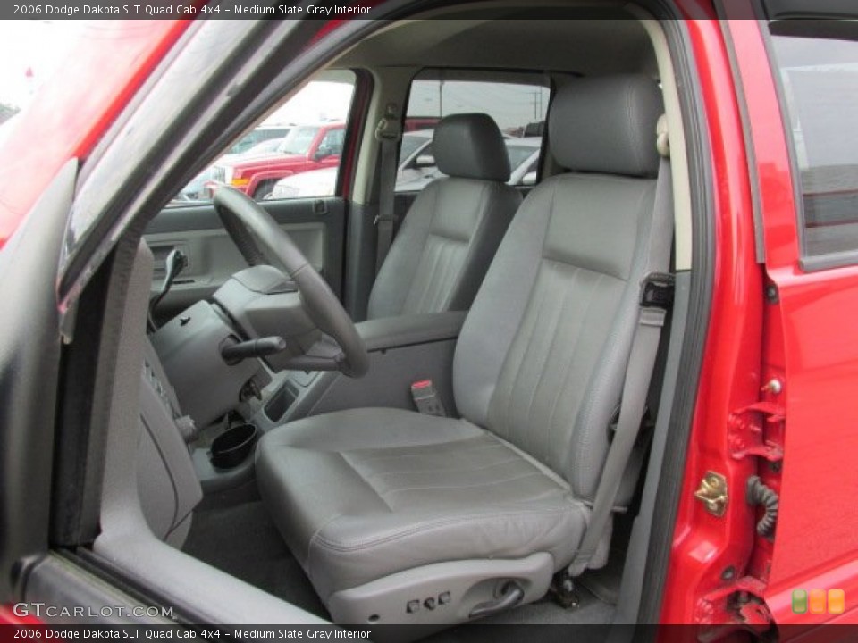 Medium Slate Gray Interior Photo for the 2006 Dodge Dakota SLT Quad Cab 4x4 #84823752