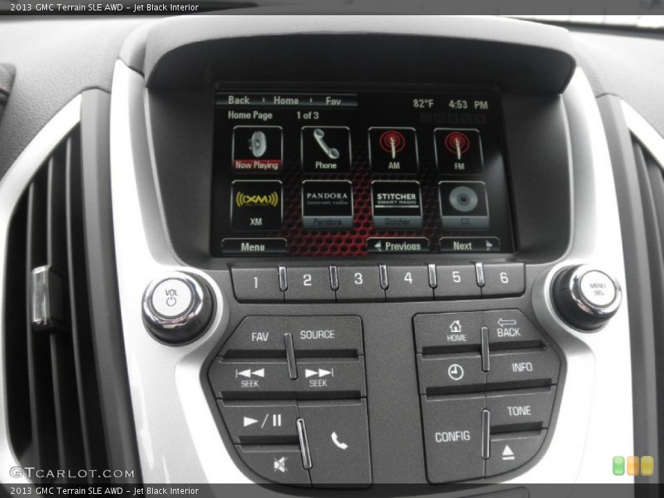 Jet Black Interior Controls for the 2013 GMC Terrain SLE AWD #84823854