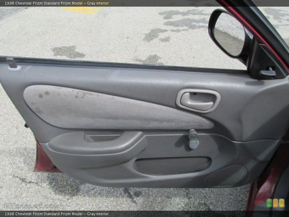 Gray Interior Door Panel for the 1998 Chevrolet Prizm  #84828279
