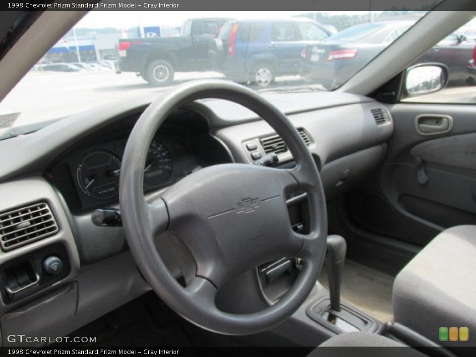 Gray Interior Steering Wheel for the 1998 Chevrolet Prizm  #84828300