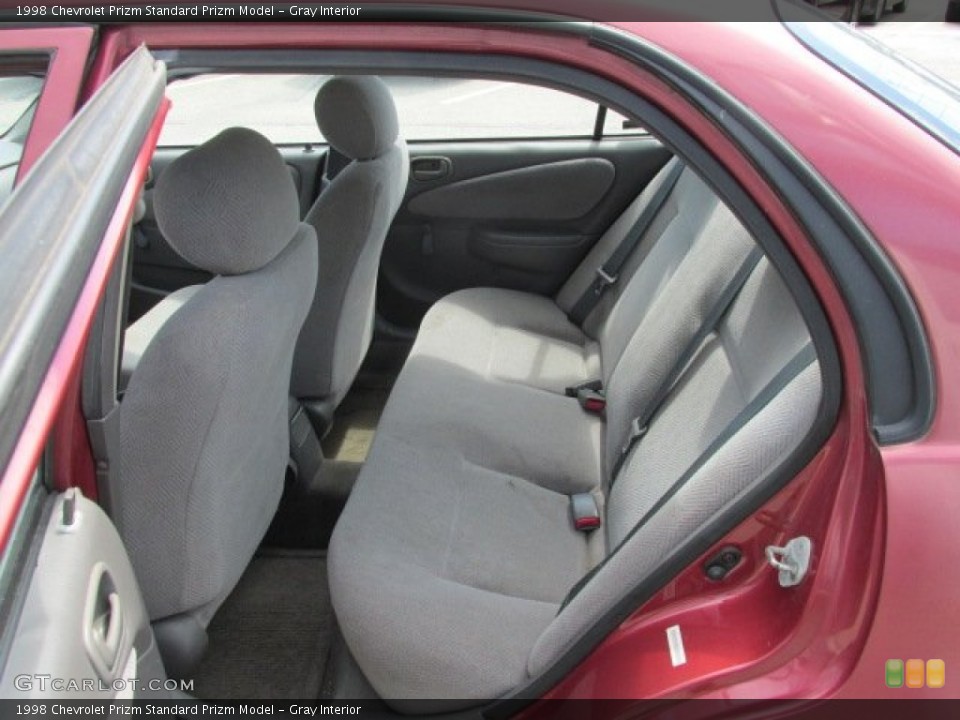 Gray Interior Rear Seat for the 1998 Chevrolet Prizm  #84828465