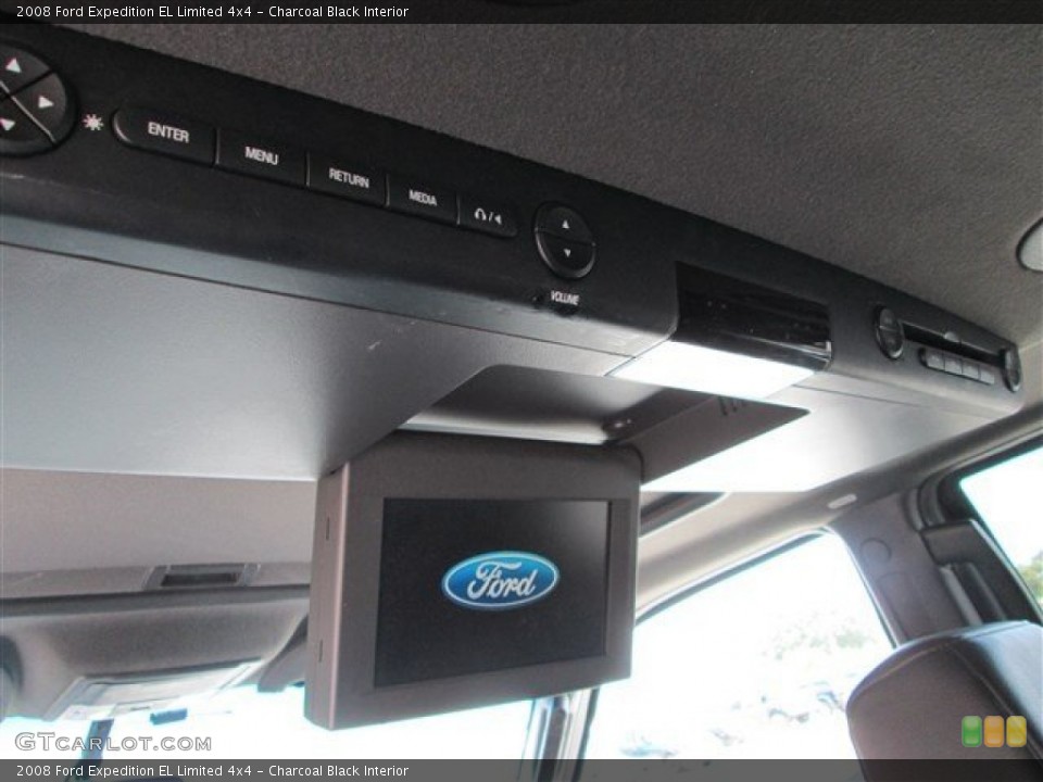 Charcoal Black Interior Entertainment System for the 2008 Ford Expedition EL Limited 4x4 #84830064