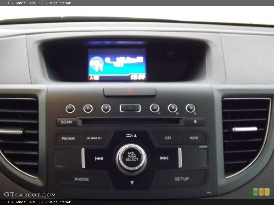 Beige Interior Controls for the 2014 Honda CR-V EX-L #84830991