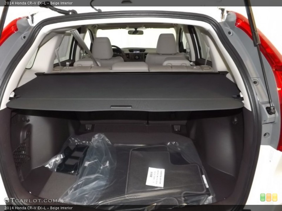 Beige Interior Trunk for the 2014 Honda CR-V EX-L #84831330