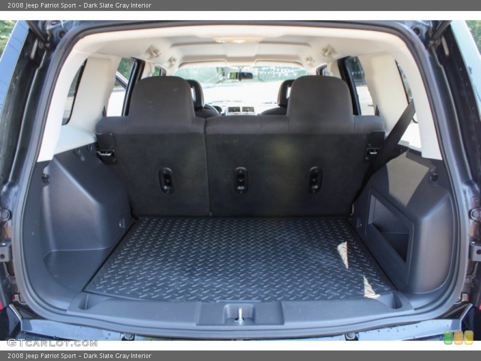 Dark Slate Gray Interior Trunk for the 2008 Jeep Patriot Sport #84835074