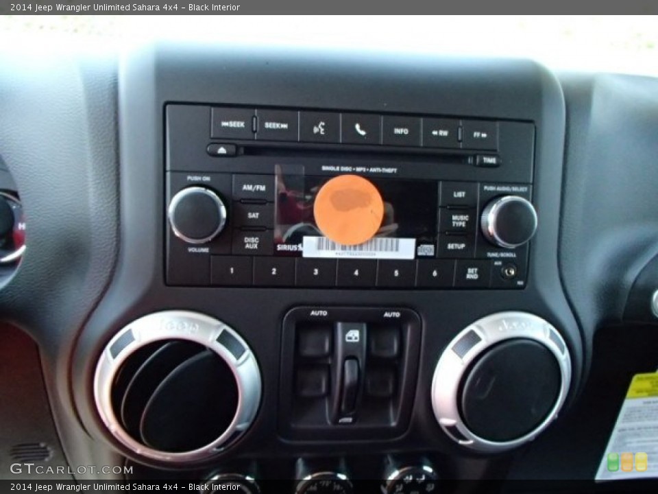 Black Interior Audio System for the 2014 Jeep Wrangler Unlimited Sahara 4x4 #84835815