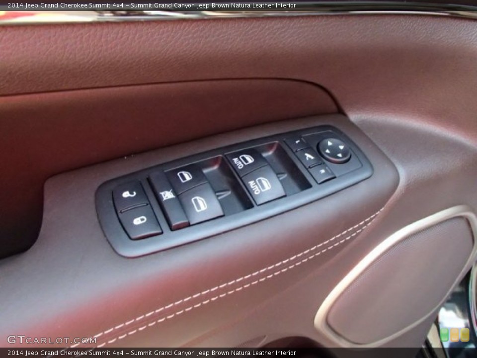 Summit Grand Canyon Jeep Brown Natura Leather Interior Controls for the 2014 Jeep Grand Cherokee Summit 4x4 #84836269