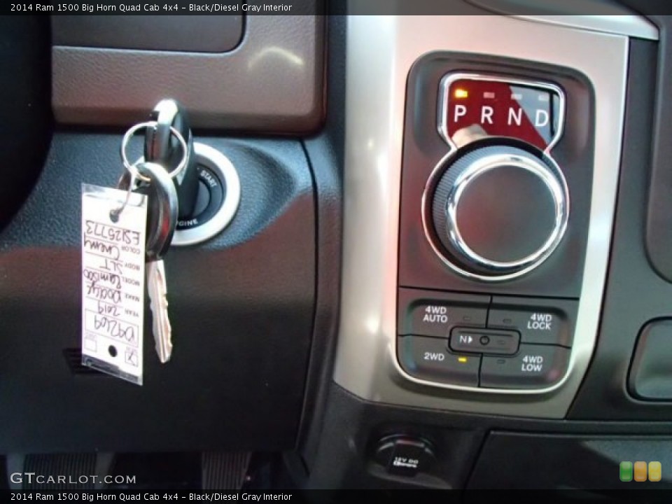 Black/Diesel Gray Interior Transmission for the 2014 Ram 1500 Big Horn Quad Cab 4x4 #84839109