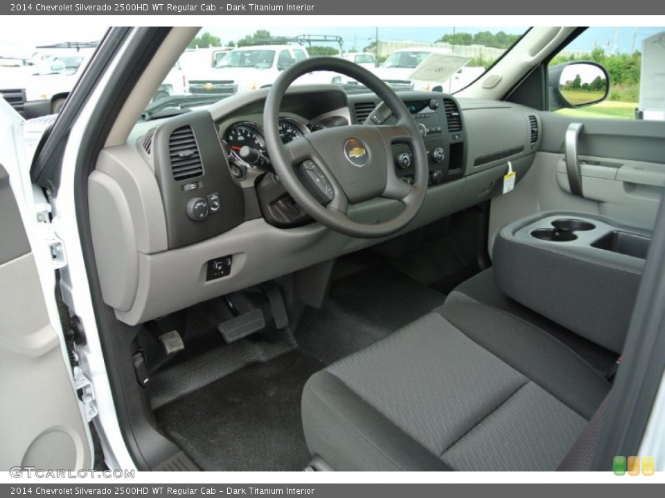 Dark Titanium Interior Prime Interior for the 2014 Chevrolet Silverado 2500HD WT Regular Cab #84842136