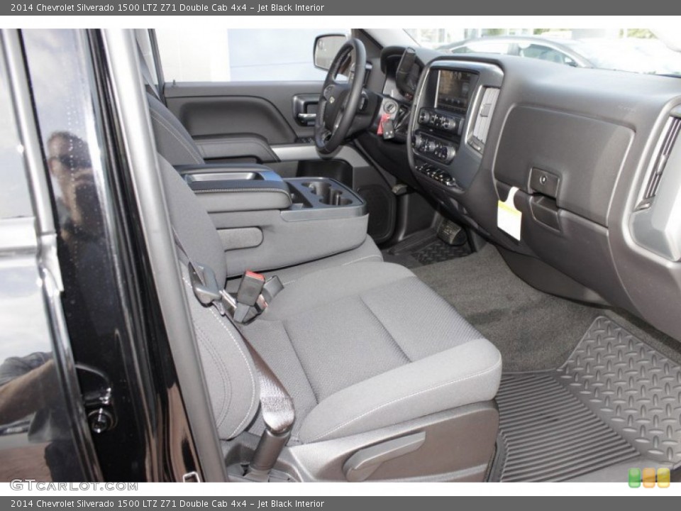 Jet Black Interior Photo for the 2014 Chevrolet Silverado 1500 LTZ Z71 Double Cab 4x4 #84844692